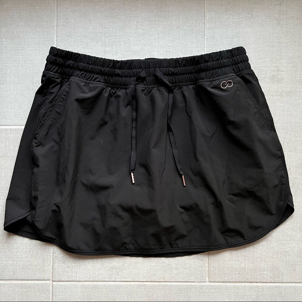 Black and Rose Gold Calia Golf Skort Sz L